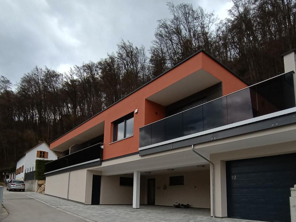 Ferienwohnungen Am Schlossberg 里登堡 外观 照片
