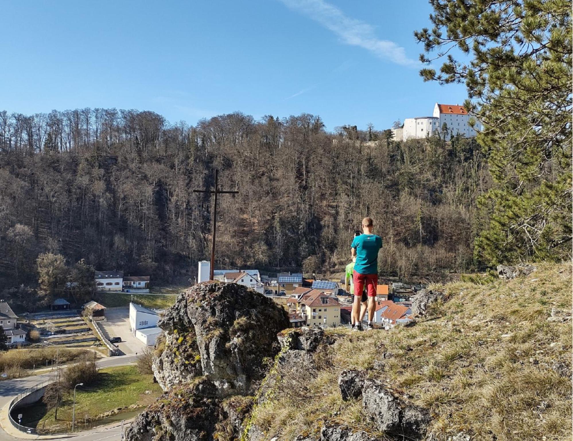 Ferienwohnungen Am Schlossberg 里登堡 外观 照片